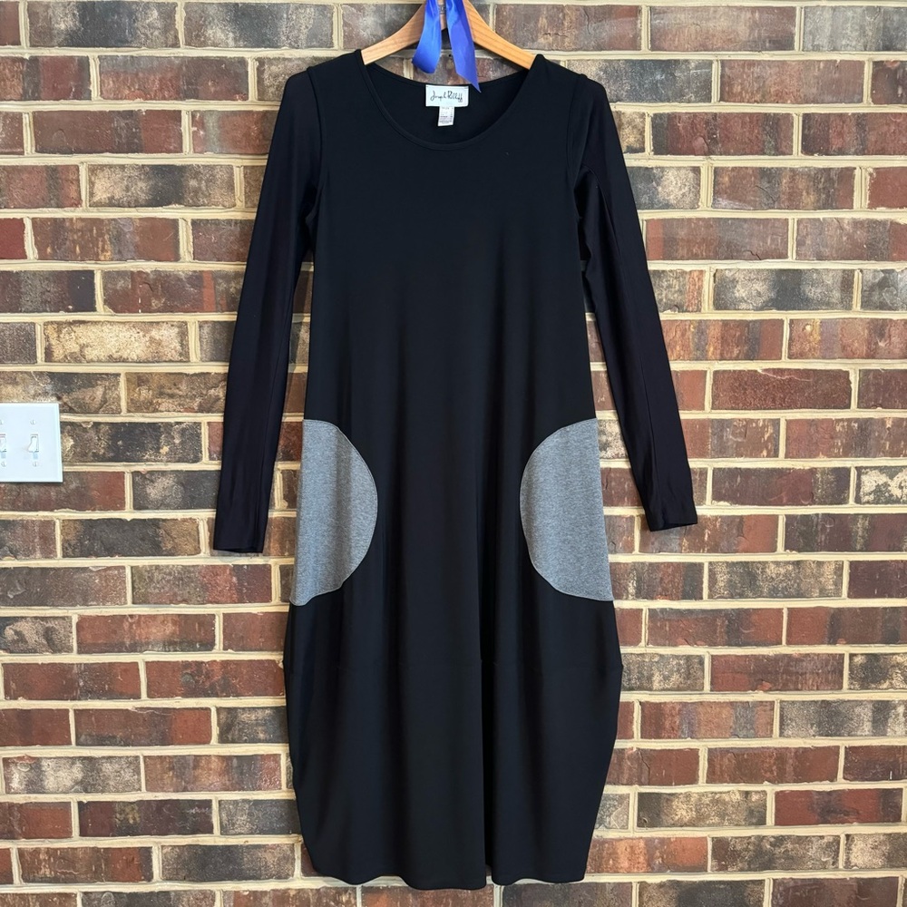 Joseph Ribkoff Black Tank Dress & Sleevey Wonder - Picture 3 of 5